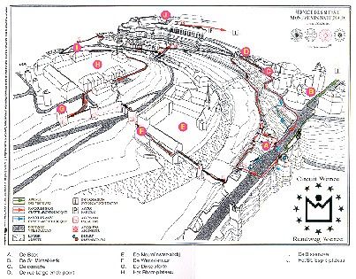 Plan de l'itinéraire Wenzel